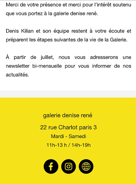 Galerie Denise René  – un lieu – une belle histoire :