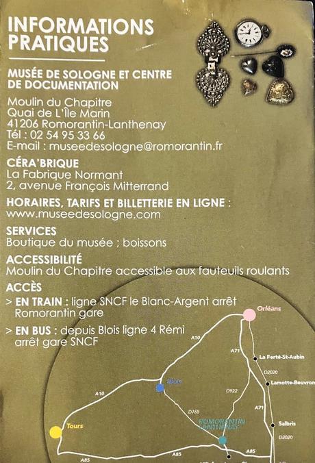 Musée de la Sologne – à Romorantin – Lanthenay – 1er Juillet au 1er Octobre 2023.