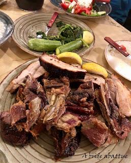 Dîner dans une taverne crétoise