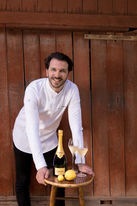 L’élégance du citron : Maison Krug et Chef Pierre Chomet unissent leur savoir-faire en un accord mets-champagne exquis