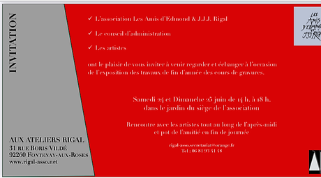 Association « Les Amis d’Edmond et JJJ Rigal » 24/25 Juin 2023.