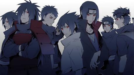 Naruto : Les 5 clans les plus forts de la série ! uchiwa clan naruto