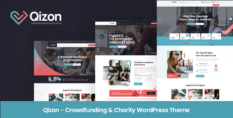 Qizon – Thème WordPress pour le financement participatif et la charité Qizon – Thème WordPress pour le financement participatif et la charité