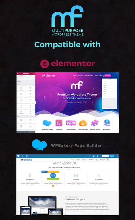 MF – Thème WordPress polyvalent Soutien