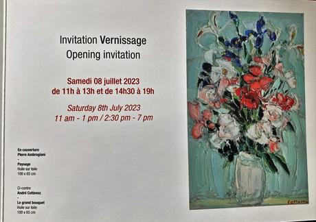 Galerie Estades Paris -exposition d’été – à partir du 8 Juillet 2023.