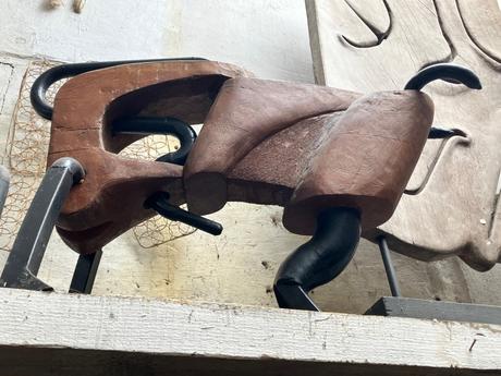 dans la série « visite d’un atelier » celui de Philippe Scrive -à Fontenay aux roses.