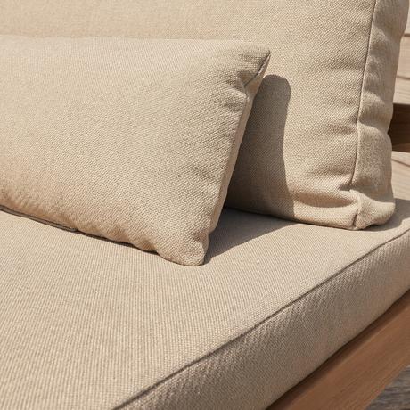 canapé bois jardin extérieur 3 places