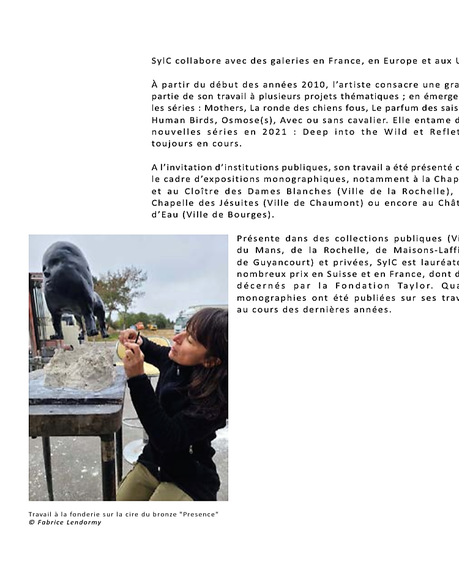 FDAC (Orne) SYLC    « Présence(S)  29 Juin au 15 Octobre 2023.