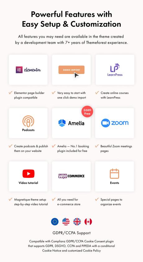 Image de présentation du thème WordPress magnétique