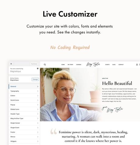 Image de présentation du thème WordPress magnétique