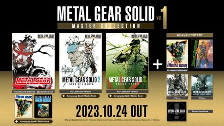 #GAMING - METAL GEAR SOLID: MASTER COLLECTION Vol. 1 sortira le 24 octobre sur Nintendo Switch™, PlayStation®5, Xbox Series X|S et Steam® !