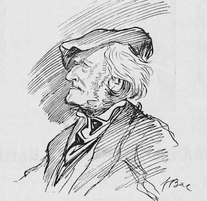 Richard Wagner à Venise. Un croquis de Ferdinand Bac.