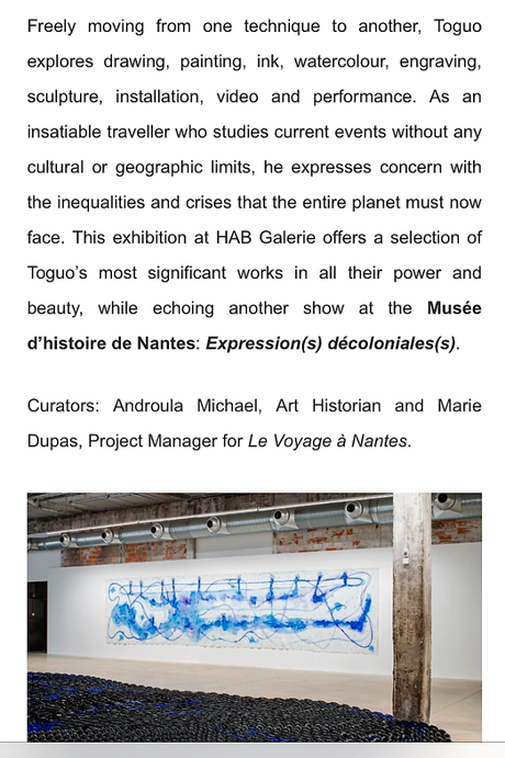 Galerie Lelong & Co. « Barthélémy Toguo »