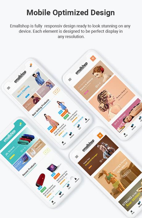 EmallShop - Thème WordPress WooCommerce réactif