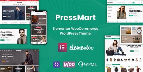 PressMart - Thème WordPress Elementor WooCommerce moderne
