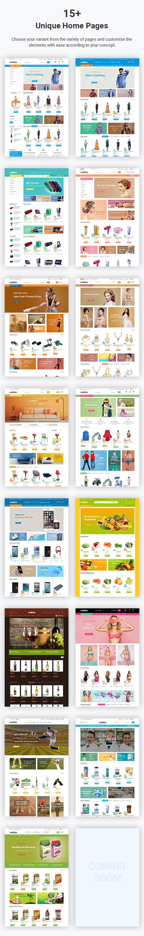 EmallShop - Thème WordPress WooCommerce réactif