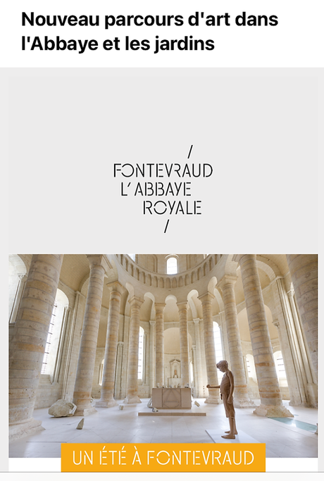 Abbaye Royale de Fontevraud. 17 Juin au 24 Septembre 2023.