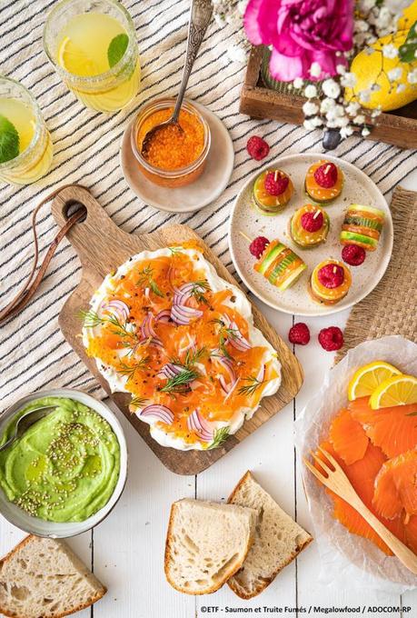 RECETTE : Salmon board