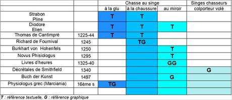 Singe miroir chasse synthese