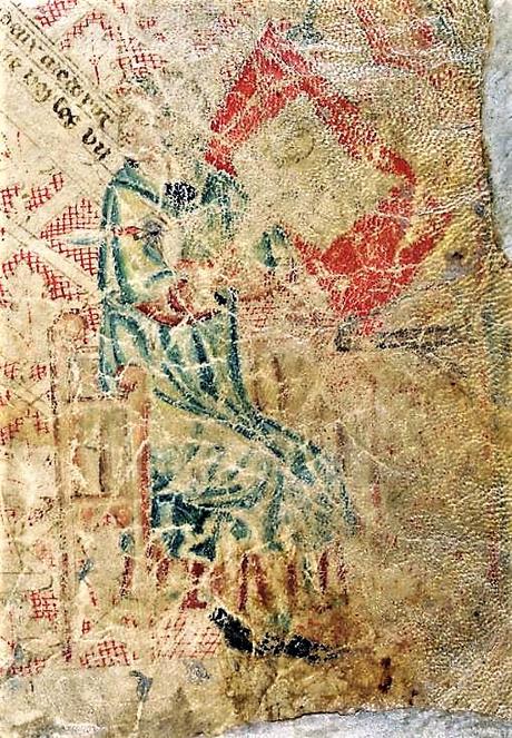 1350 avant Holkham-Bible Picture-Book-BL add_ms_47682_f001r detail peintre