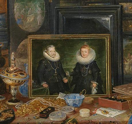 Jan_Brueghel_(I),_Hendrick_van_Balen_(I)_and_Gerard_Seghers -1618_Allegory_of_Sight_and_Smell Prado detail