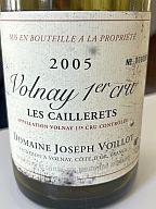 Une Mouline 2001 de Guigal et quelques crus du WE : Volnay Caillerets 05 et Mas Jullien Carlan 16