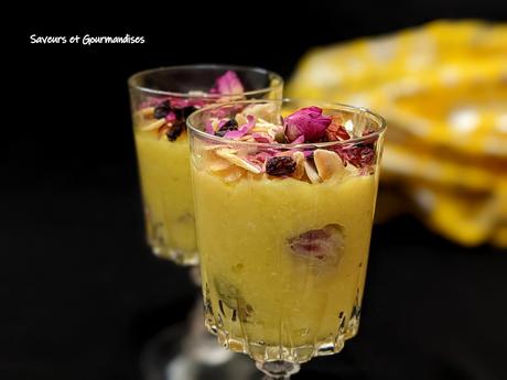 Sholeh Zard (Pudding de riz au safran).