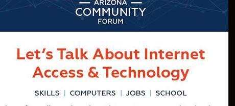Forum communautaire le 27 juin dans Globe : Internet Access and Technology