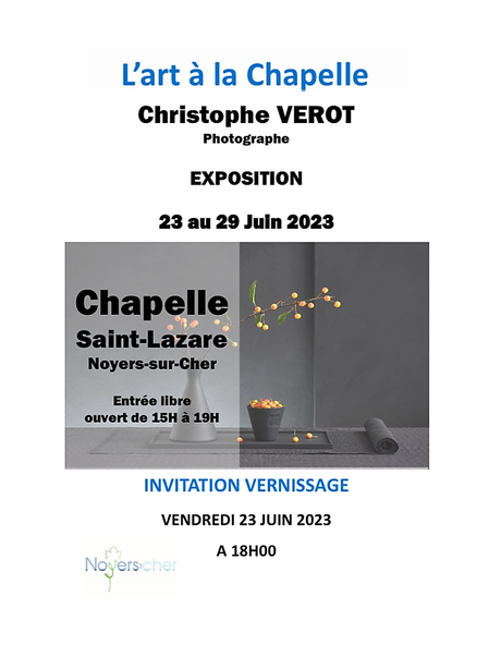 L’Art à la Chapelle -Saison 2023 -16 Juin au 31 Août 2023. Noyers sur cher. Le Vendredi 30 Juin 2023. « Sylvie-Dala »
