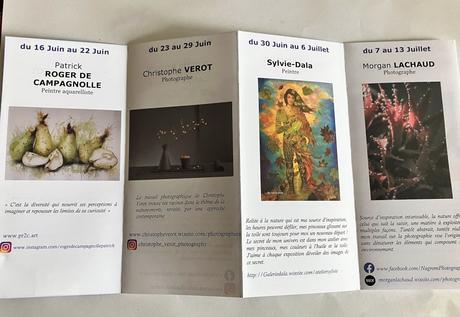 L’Art à la Chapelle -Saison 2023 -16 Juin au 31 Août 2023. Noyers sur cher. Le Vendredi 30 Juin 2023. « Sylvie-Dala »