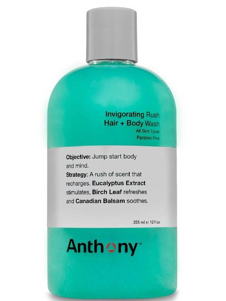 Le meilleur des soins homme visage et corps à prix doux Gel Douche Corps et Cheveux Energisant ANTHONY