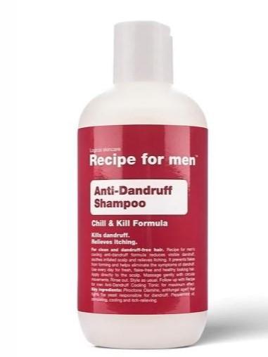 Le meilleur des soins homme visage et corps à prix doux SHAMPOOING ANTI-PELLICULAIRE - Purifie le Cuir Chevelu RECIPE FOR MEN