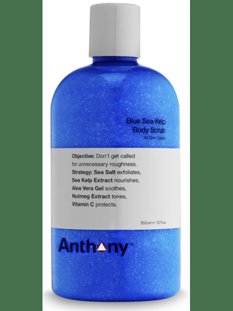 Le meilleur des soins homme visage et corps à prix doux Exfoliant pour le corps au varech de mer bleu ANTHONY
