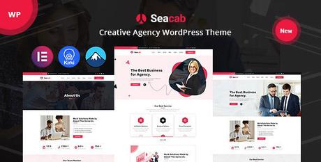 Seacab – Thème WordPress pour agence créative