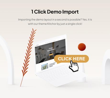 Thème WordPress pour le design d'intérieur de Kitchor