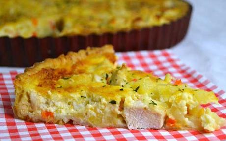 Tarte au Poulet Poireaux ww