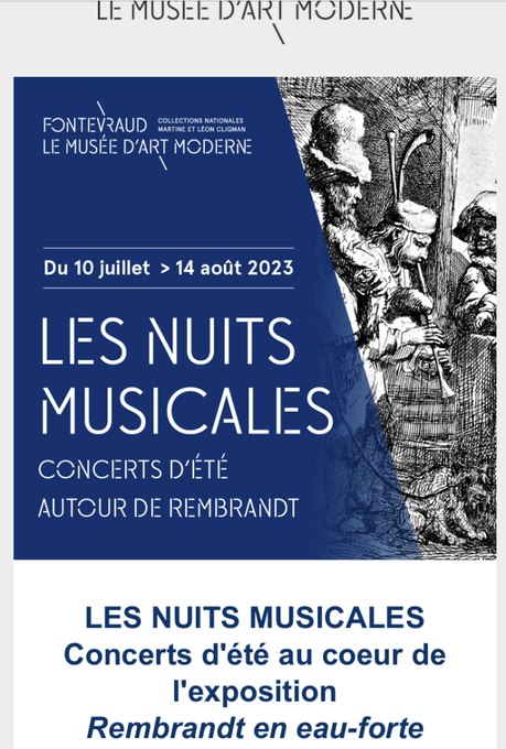 Musée d’Art Moderne de Fontevraud  » Les nuits musicales »