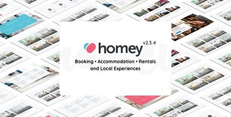 Homey – Thème WordPress de réservation et de location