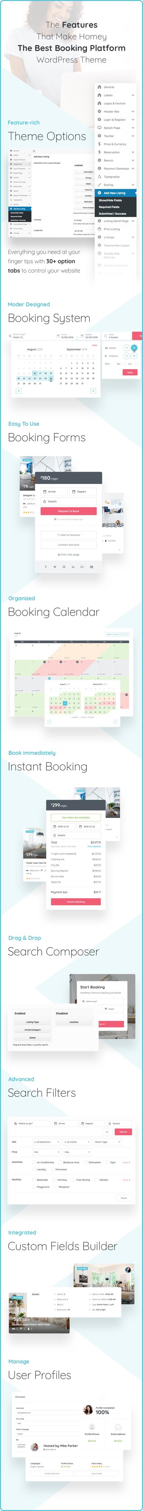 Homey - Thème WordPress de réservation et de location - 12
