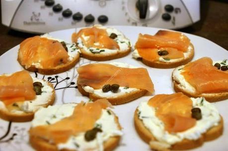 Recette du jour : Toast saumon fromage frais