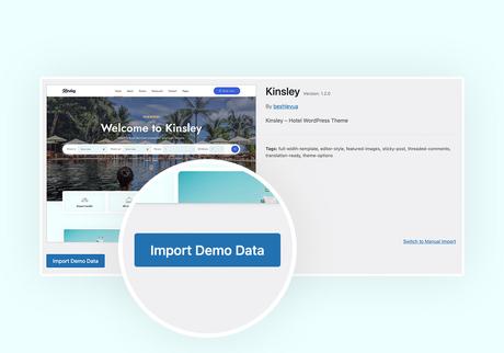 Installation de la démo de l'hôtel en un clic