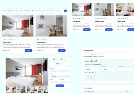 Système de gestion de réservation d'hôtel à cycle complet inclus