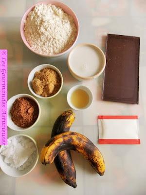 Banana bread au chocolat Vegan