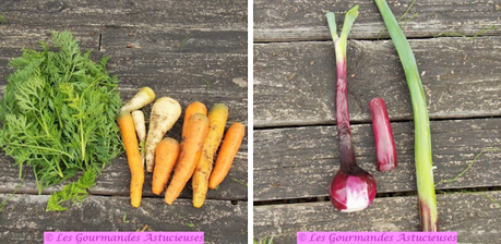 Pâtisson farci aux carottes confites (Vegan)