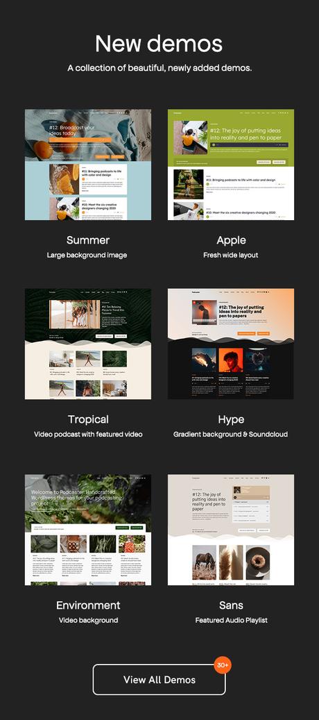 Podcaster – Thème WordPress Multimédia Podcaster - Thème WordPress Multimédia - 5