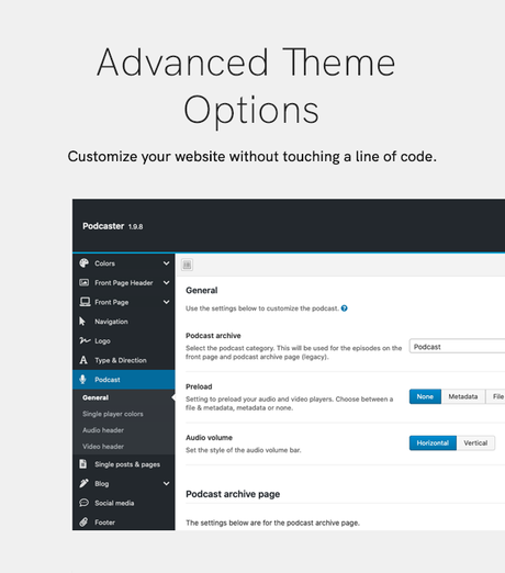 Podcaster – Thème WordPress Multimédia Podcaster - Thème WordPress Multimédia - 18