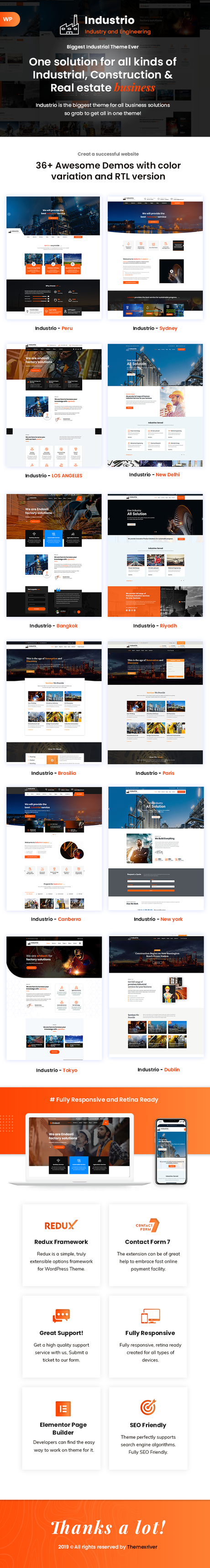 Industriel – Industrie & Usine WordPress desc