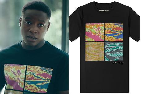 HIJACK : Kai’s black t-shirt in S1E01