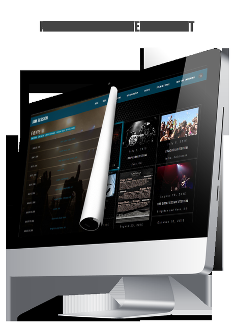 JamSession – Thème WordPress Musique Thème musical WordPress - JamSession - Disposition en liste ou en maçonnerie