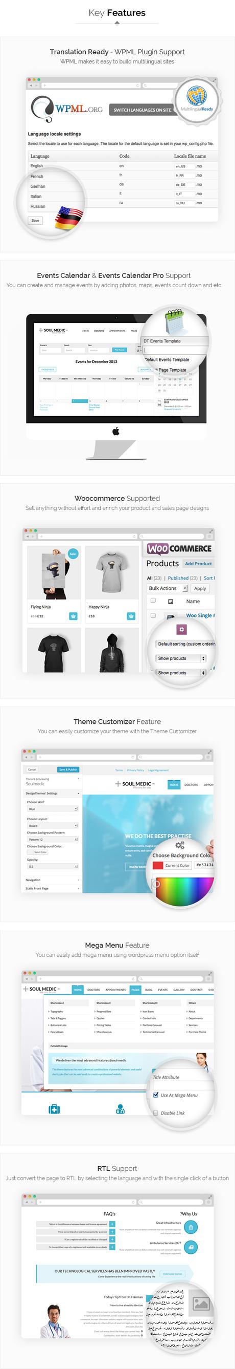 SoulMedic | Thème WordPress pour hôpital et médecin SoulMedic | Thème WordPress pour hôpital et médecin - 3